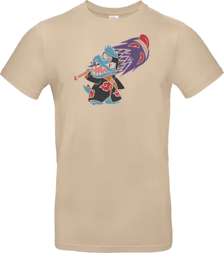 "Shark Shinobi" Totodile x Kisame Akatsuki Mashup Anime Graphic