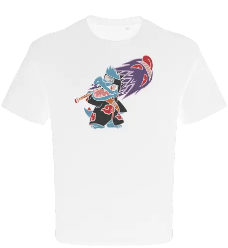 "Shark Shinobi" Totodile x Kisame Akatsuki Mashup Anime Graphic