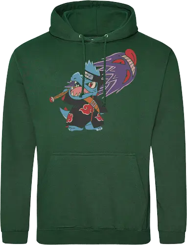 "Shark Shinobi" Totodile x Kisame Akatsuki Mashup Anime Graphic