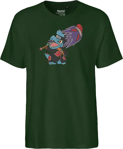 "Shark Shinobi" Totodile x Kisame Akatsuki Mashup Anime Graphic