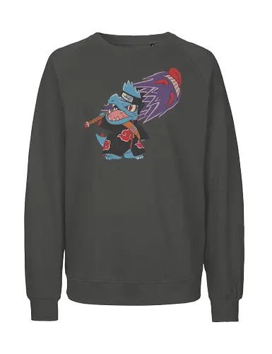 "Shark Shinobi" Totodile x Kisame Akatsuki Mashup Anime Graphic - totodile kisame shirt, akatsuki totodile graphic tee, funny anime crossover clothing, water type shinobi design, naruto mashup t-shirt, samehada apparel, hidden mist merch, tactical shirt, kisame hoshigaki parody shirt, blue crocodile ninja top, red cloud cloak t-shirt, unique anime fan gift, totodile akatsuki streetwear, anime monster mashup, pocket monster ninja gear, shark shinobi t-shirt, shonen jump parody apparel, japanese pop culture clothing, cool anime character tee - Fairtrade Sweatshirt