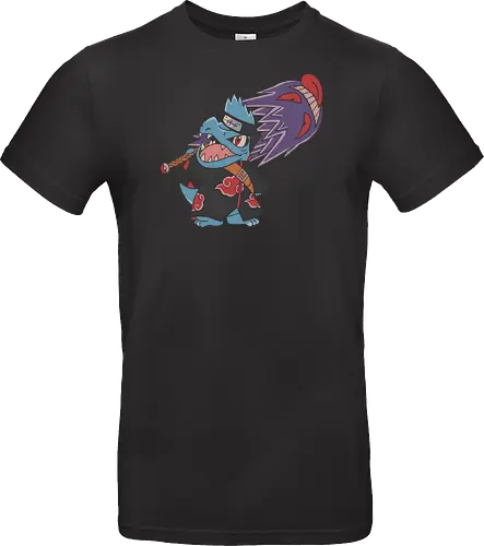 "Shark Shinobi" Totodile x Kisame Akatsuki Mashup Anime Graphic