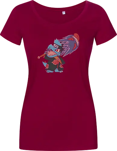 "Shark Shinobi" Totodile x Kisame Akatsuki Mashup Anime Graphic