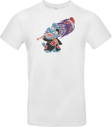 "Shark Shinobi" Totodile x Kisame Akatsuki Mashup Anime Graphic