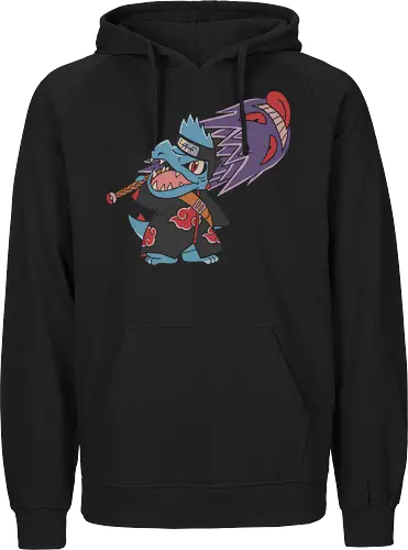 "Shark Shinobi" Totodile x Kisame Akatsuki Mashup Anime Graphic