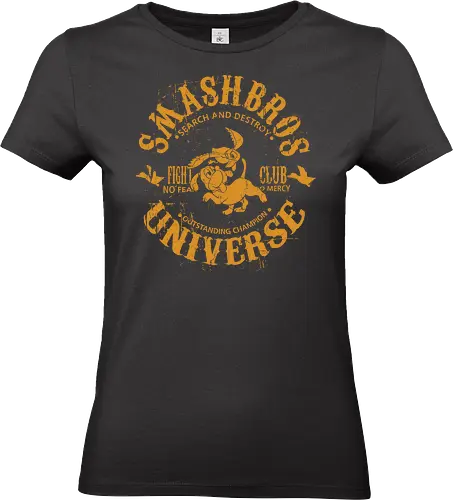 Smash Bros Fight Club - Duck Hunt NES - suchen zerstören, keine gnade, smash universum, nintendo kleidung, nes klassiker, teetan, duck hunt t-shirt, smash bros kämpfer, zapper lichtpistole, duck hunt hund, super smash bros, 80er gaming, lichtpistole spiel, nintendo retro, grunge kunst - Standard T-Shirt (Frauen)