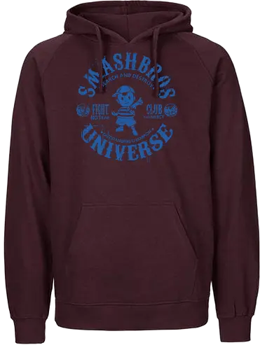 Smash Bros Fight Club - Ness EarthBound - earthbound t-shirt, ness smash bros, mother 2, nintendo kleidung, hal laboratory, teetan, pk fire, super smash bros, snes kult, klassisches rpg, giygas, eagleland, grunge kunst, herausragender champion, smash universum - Fairtrade Hoodie