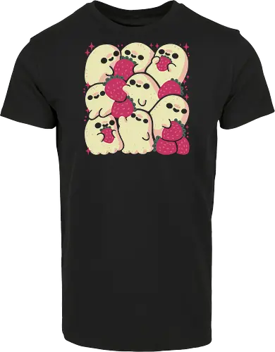 Spooky Cute Ghosts with Strawberries