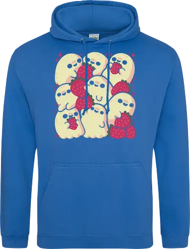 Spooky Cute Ghosts with Strawberries