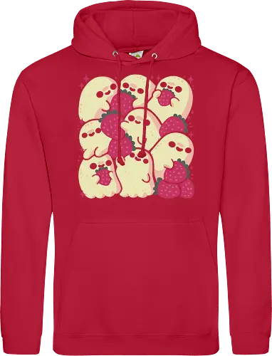Spooky Cute Ghosts with Strawberries