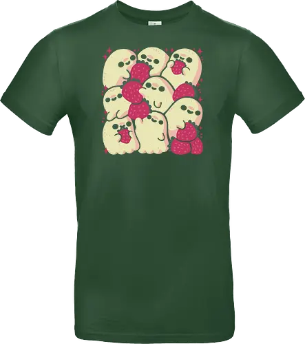 Spooky Cute Ghosts with Strawberries