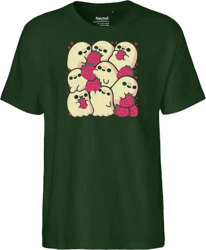 Spooky Cute Ghosts with Strawberries