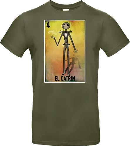 El Catrin - Jack Skellington Mexikanische Loteria