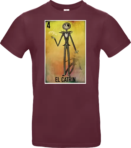 El Catrin - Jack Skellington Mexikanische Loteria