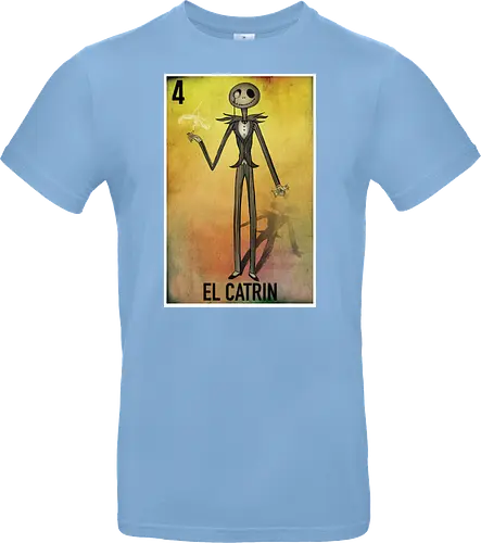 El Catrin - Jack Skellington Mexikanische Loteria