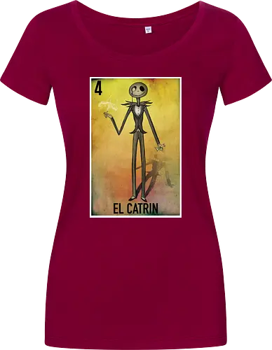 El Catrin - Jack Skellington Mexikanische Loteria