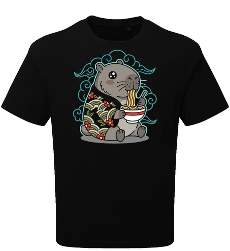 Ramen Capybara Kawaii Japanese Aesthetic Animal Graphic