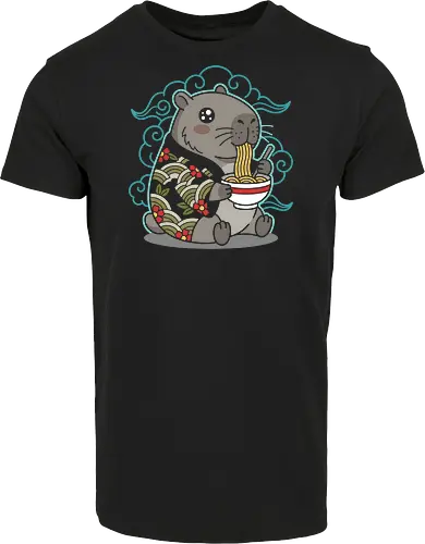 Ramen Capybara Kawaii Japanese Aesthetic Animal Graphic