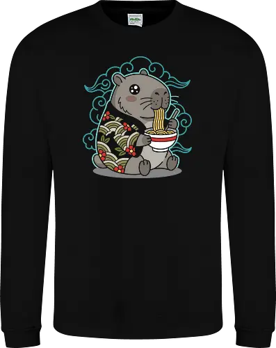 Ramen Capybara Kawaii Japanese Aesthetic Animal Graphic