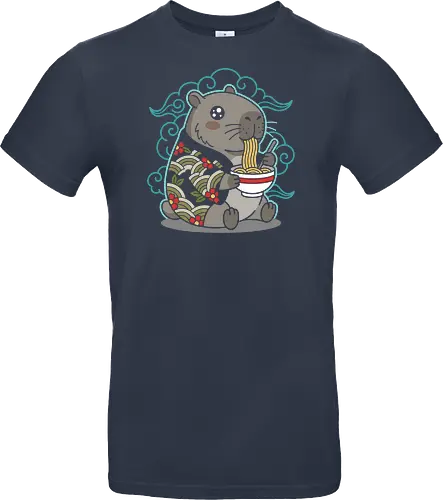 Ramen Capybara Kawaii Japanese Aesthetic Animal Graphic