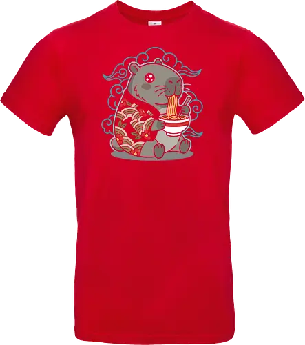 Ramen Capybara Kawaii Japanese Aesthetic Animal Graphic