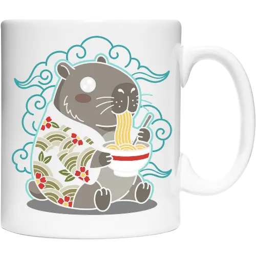Ramen Capybara Kawaii Japanese Aesthetic Animal Graphic