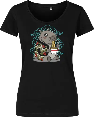 Ramen Capybara Kawaii Japanese Aesthetic Animal Graphic