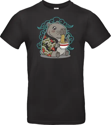 Ramen Capybara Kawaii Japanese Aesthetic Animal Graphic