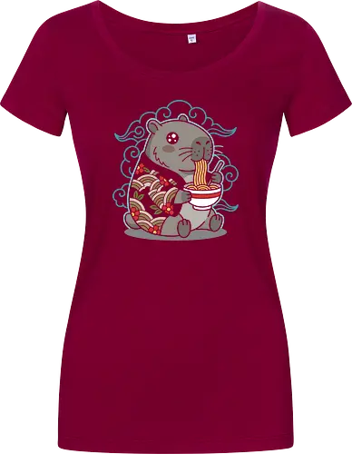 Ramen Capybara Kawaii Japanese Aesthetic Animal Graphic