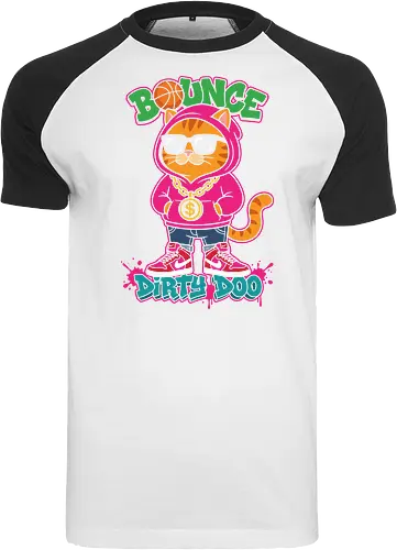 "Bounce Dirty Doo" Cool Streetwear Cat Hip-Hop Graphic