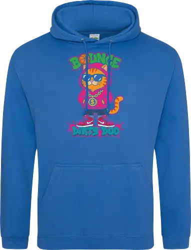 "Bounce Dirty Doo" Cool Streetwear Cat Hip-Hop Graphic