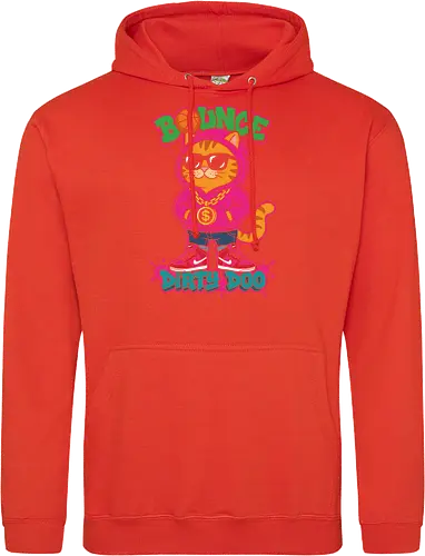 "Bounce Dirty Doo" Cool Streetwear Cat Hip-Hop Graphic