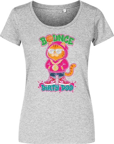 "Bounce Dirty Doo" Cool Streetwear Cat Hip-Hop Graphic