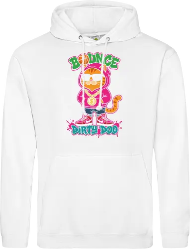 "Bounce Dirty Doo" Cool Streetwear Cat Hip-Hop Graphic