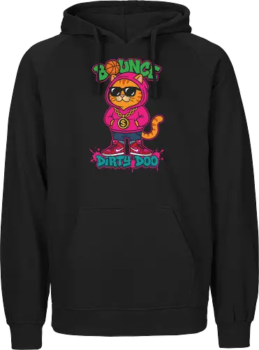 "Bounce Dirty Doo" Cool Streetwear Cat Hip-Hop Graphic