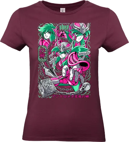 Andromeda Shun - saint seiya, shun andromeda, andromeda saint, bronze saint, chain warrior, zodiac anime, shonen classic, manga series, anime art - Standard T-Shirt (Frauen)