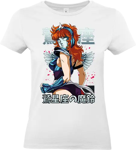 Eagle Marin - saint seiya, eagle marin, silver saint, athena warrior, female saint, zodiac anime, shonen classic, manga series, anime art - Standard T-Shirt (Frauen)