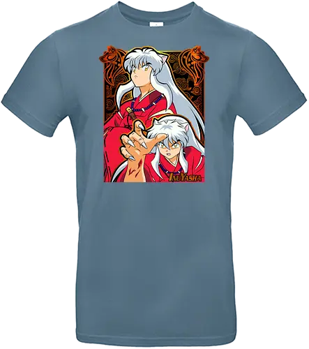 Half Demon Warrior - inuyasha, half demon, feudal anime, yokai warrior, tessaiga sword, classic anime, shonen manga, japanese anime, anime art - Standard T-Shirt