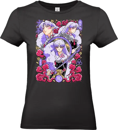 Sesshomaru – Lord of the West - inuyasha, sesshomaru, full demon lord, daiyokai, feudal era anime, yokai warrior, fantasy shonen, manga series, anime art - Standard T-Shirt (Frauen)