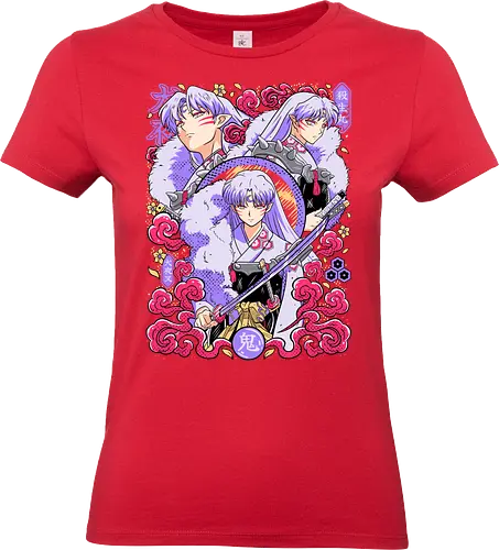Sesshomaru – Lord of the West - inuyasha, sesshomaru, full demon lord, daiyokai, feudal era anime, yokai warrior, fantasy shonen, manga series, anime art - Standard T-Shirt (Frauen)