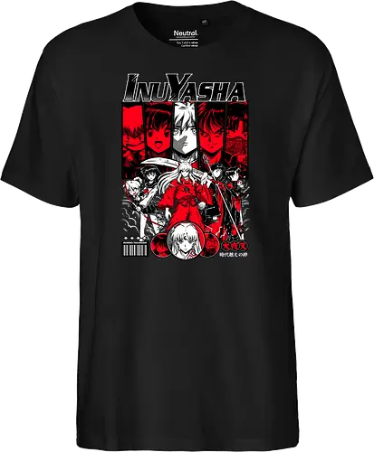 Inuyasha – Demon Blood Awakening - inuyasha, Slayer, tessaiga sword, feudal fantasy, yokai battles, classic anime, shonen manga, japanese anime, anime art - Fairtrade T-Shirt