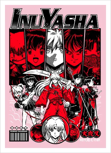 Inuyasha – Demon Blood Awakening - inuyasha, Slayer, tessaiga sword, feudal fantasy, yokai battles, classic anime, shonen manga, japanese anime, anime art - Kunstdruck