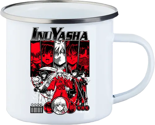 Inuyasha – Demon Blood Awakening - inuyasha, Slayer, tessaiga sword, feudal fantasy, yokai battles, classic anime, shonen manga, japanese anime, anime art - Emailletasse