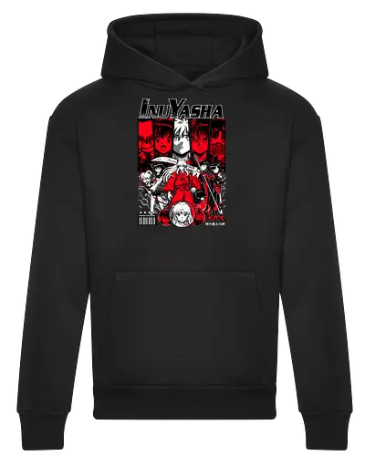 Inuyasha – Demon Blood Awakening - inuyasha, Slayer, tessaiga sword, feudal fantasy, yokai battles, classic anime, shonen manga, japanese anime, anime art - Heavyweight Hoodie