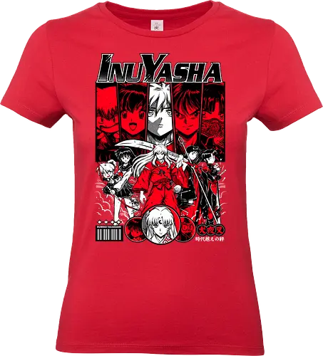Inuyasha – Demon Blood Awakening - inuyasha, Slayer, tessaiga sword, feudal fantasy, yokai battles, classic anime, shonen manga, japanese anime, anime art - Standard T-Shirt (Frauen)