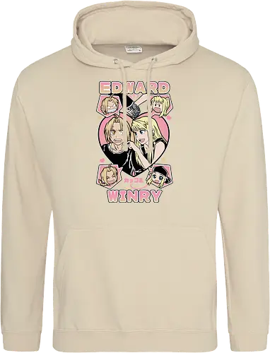 Edward & Winry – Alchemist’s Promise - fullmetal alchemist, edward elric, winry rockbell, anime couple, automail mechanic, alchemy power, brotherhood anime, manga series, anime art - Standard Hoodie