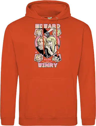Edward & Winry – Alchemist’s Promise - fullmetal alchemist, edward elric, winry rockbell, anime couple, automail mechanic, alchemy power, brotherhood anime, manga series, anime art - Standard Hoodie