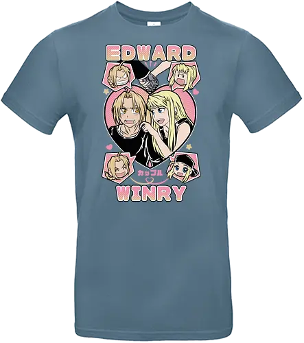 Edward & Winry – Alchemist’s Promise - fullmetal alchemist, edward elric, winry rockbell, anime couple, automail mechanic, alchemy power, brotherhood anime, manga series, anime art - Standard T-Shirt