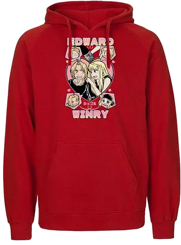 Edward & Winry – Alchemist’s Promise - fullmetal alchemist, edward elric, winry rockbell, anime couple, automail mechanic, alchemy power, brotherhood anime, manga series, anime art - Fairtrade Hoodie