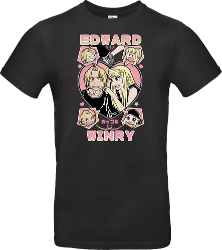 Edward & Winry – Alchemist’s Promise - fullmetal alchemist, edward elric, winry rockbell, anime couple, automail mechanic, alchemy power, brotherhood anime, manga series, anime art - Standard T-Shirt